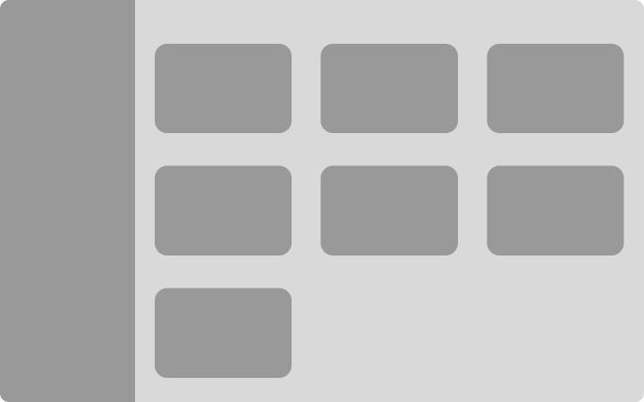 Grid view of credit cards